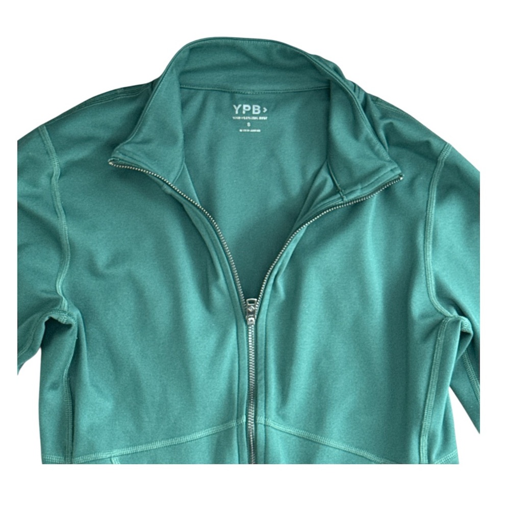 YPB by Abercrombie Zip Athletic Jacket – Green – Size Small